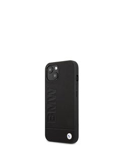 BMW BMW PC/TPU Hard Case Blue Line with Big Logo for iPhone 13 Pro (6.1") - Black  - Image 3