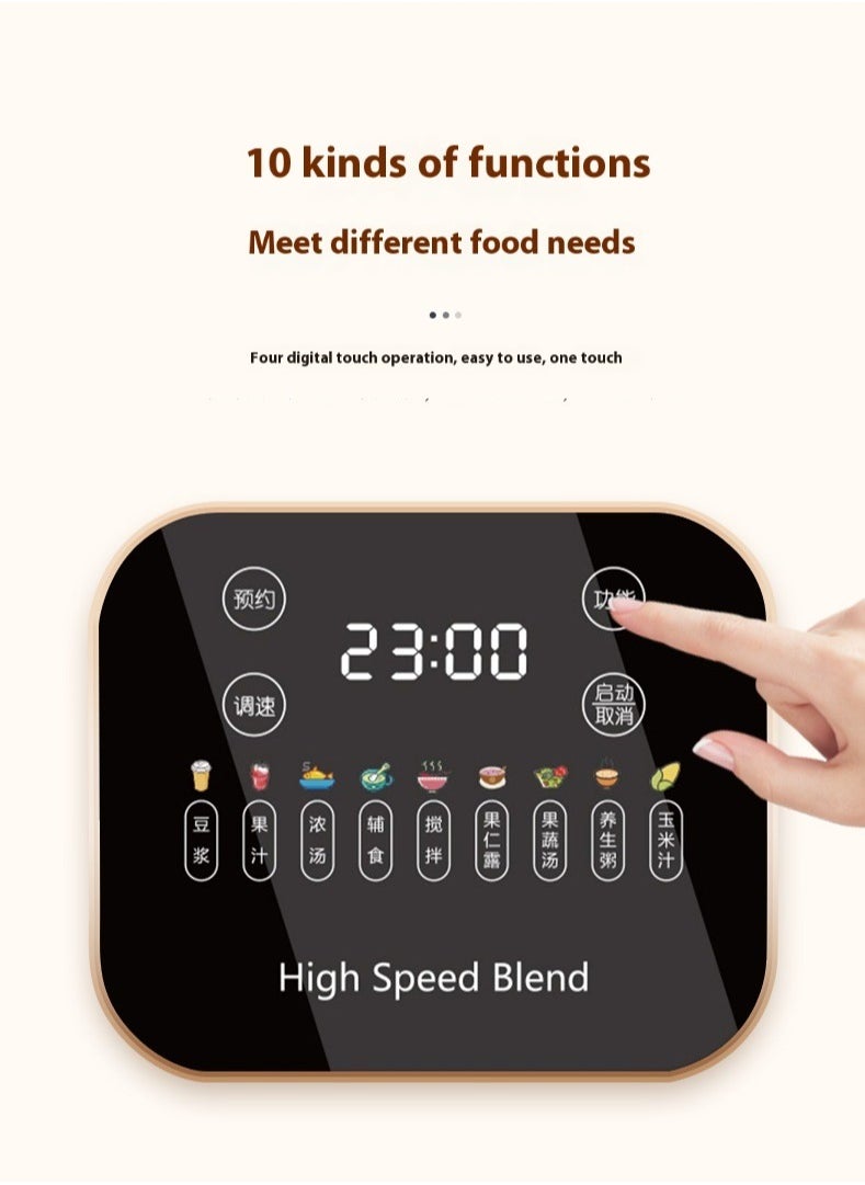 HOTOR - 1.65L Mixer Grinder And Vegetables Grinder Chopper 800W Multi Food Chopper With 8 Speed Levels Food Processors For Vegetables Fruits And Nuts kitchen Aid Wall Breaker Blender Smoothie Maker - Image 1