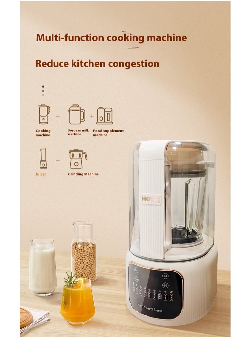 HOTOR 1.65L Mixer Grinder And Vegetables Grinder Chopper 800W Multi Food Chopper With 8 Speed Levels Food Processors For Vegetables Fruits And Nuts kitchen Aid Wall Breaker Blender Smoothie Maker  - Image 5