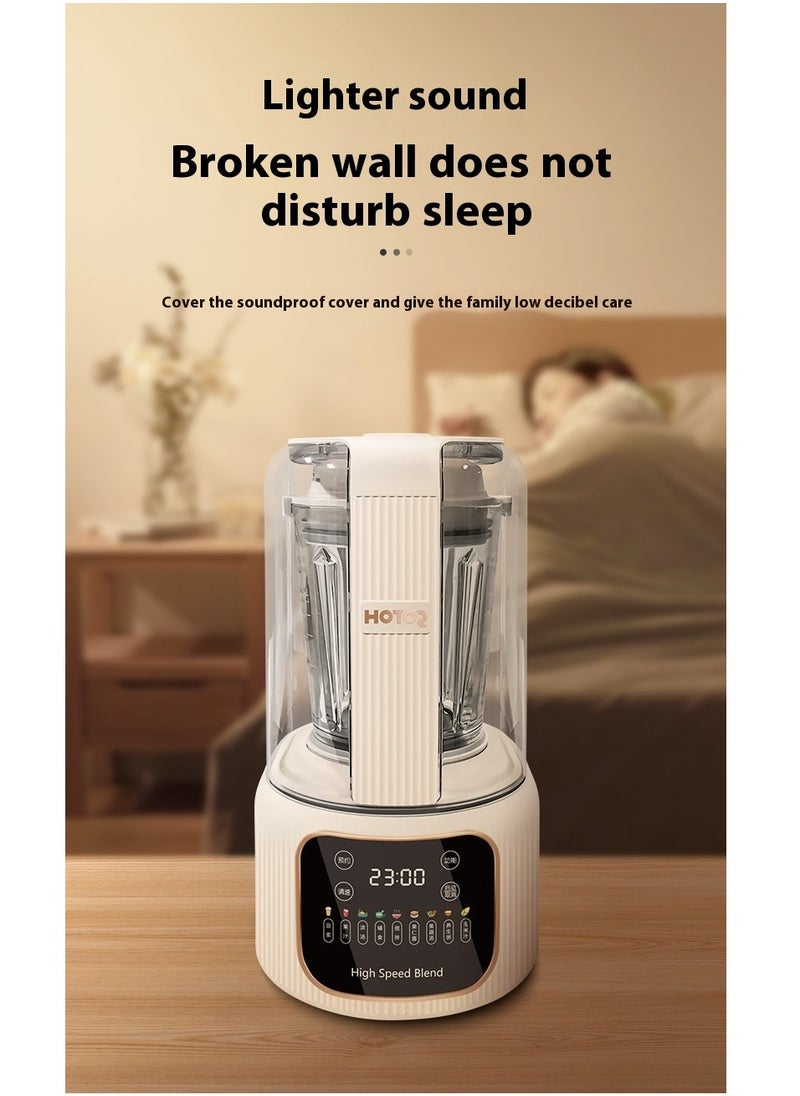HOTOR 1.65L Mixer Grinder And Vegetables Grinder Chopper 800W Multi Food Chopper With 8 Speed Levels Food Processors For Vegetables Fruits And Nuts kitchen Aid Wall Breaker Blender Smoothie Maker  - Image 4