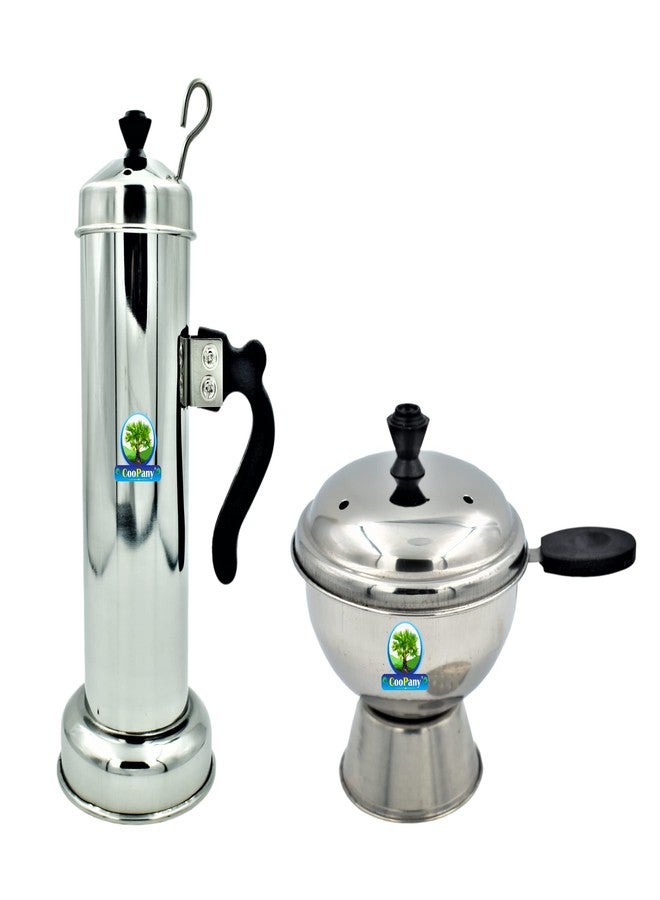 CooPany® الفولاذ المقاوم للصدأ 2 طنجرة ضغط مناسبة لصانعة بوتو و1 صانعة بوتو كوب تشيراتا - Image 1