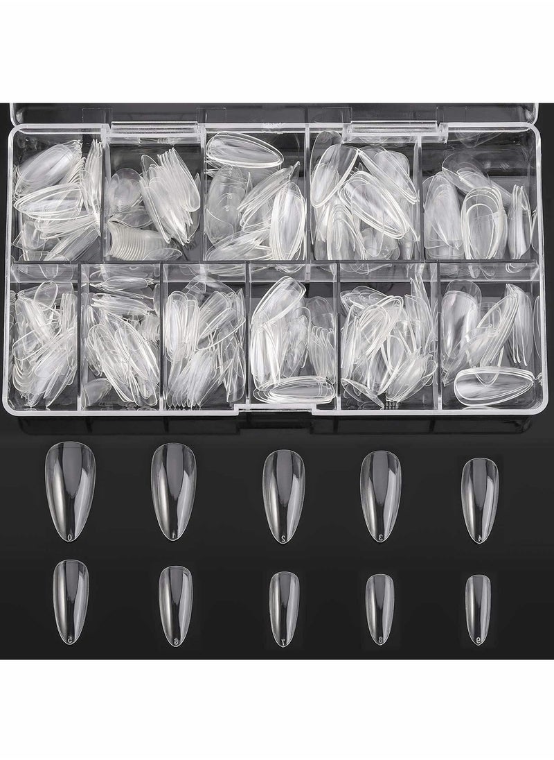 KASTWAVE - Boxed Ultra-thin Clear False Nails Tips - Image 1