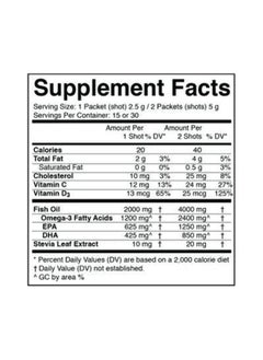 Coromega Max High Concentrate Omega 3 Fish Oil 2400Mg Omega3S With 3X Better Absorption Than Softgels 30 Single Serve Packets Coconut Bliss Flavor; Anti Inflammatory Supplement With Vitamin D  - Image 4