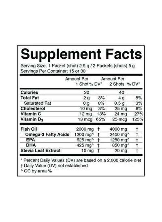 Coromega - Max High Concentrate Omega 3 Fish Oil 2400Mg Omega3S With 3X Better Absorption Than Softgels 30 Single Serve Packets Coconut Bliss Flavor; Anti Inflammatory Supplement With Vitamin D - Image 1