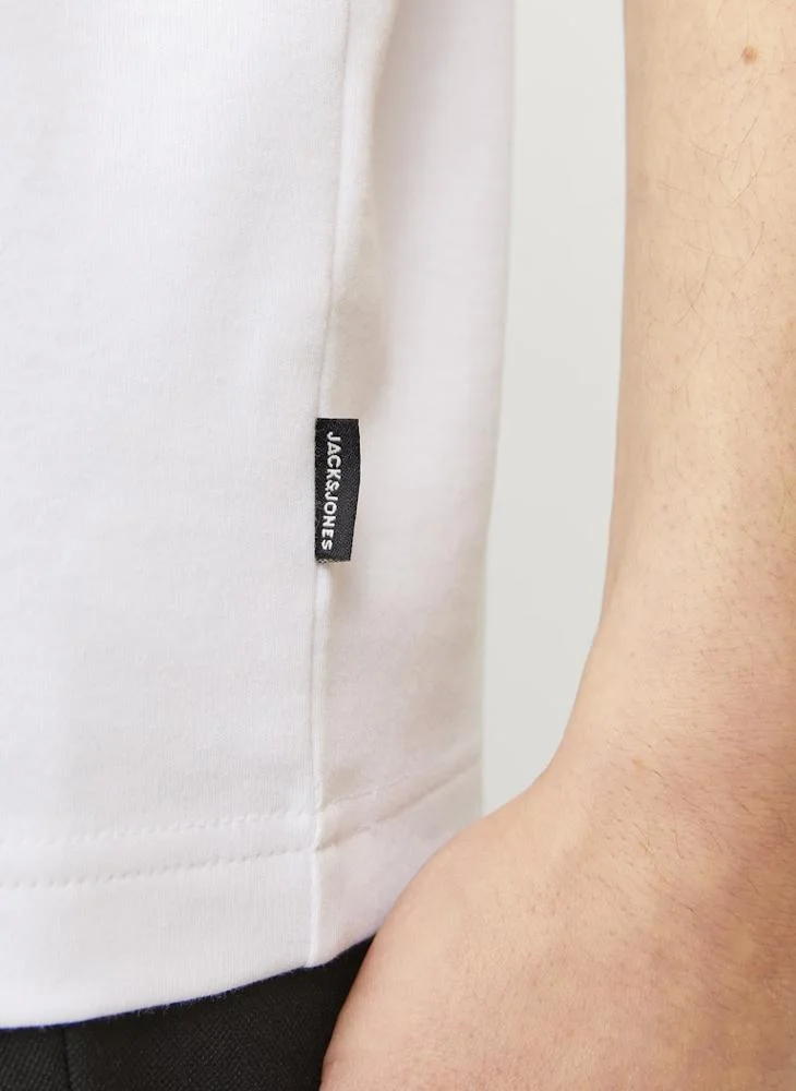 JACK & JONES Logo Regular Fit Crew Neck T-Shirt