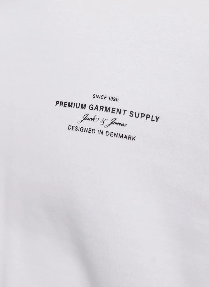 JACK & JONES Logo Regular Fit Crew Neck T-Shirt