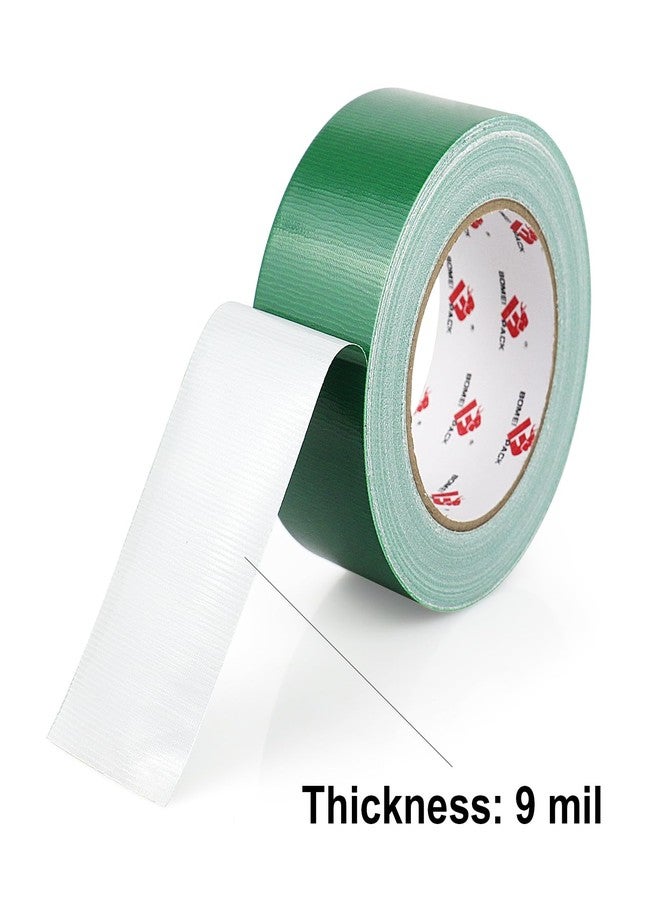 BOMEI PACK 3 Pack Duct Tape Green Heavy Duty,2 Inch x 30 Yards,9 Mil Thick Heavy Duty Strong Green Tape Duct,Waterproof,No Residue,Flexible,Tear by Hand,Industrial Grade for Repairing,Fxing - Image 2