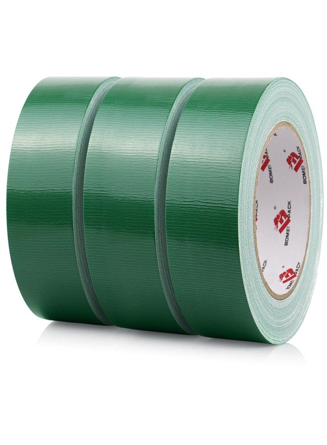 BOMEI PACK 3 Pack Duct Tape Green Heavy Duty,2 Inch x 30 Yards,9 Mil Thick Heavy Duty Strong Green Tape Duct,Waterproof,No Residue,Flexible,Tear by Hand,Industrial Grade for Repairing,Fxing - Image 1