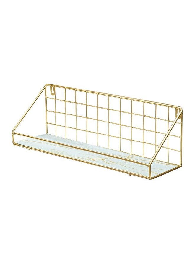 ZCM-HAPPY Bathroom Shelf Shower Shampoo Soap Organizer Wall Mounts Storage Rack  - Image 1