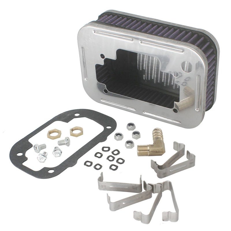 KIPA Air Filter assembly for Carburetor 32/36 DGV DGAV DGEV 38 DGAS Washable Air Filter Cleaner 1 7/8" Tall Replace OEM part Number 99217.331 99217-331 56-1030 561030 Stainless metal plate - Image 1