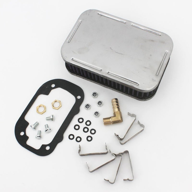 KIPA Air Filter assembly for Carburetor 32/36 DGV DGAV DGEV 38 DGAS Washable Air Filter Cleaner 1 7/8" Tall Replace OEM part Number 99217.331 99217-331 56-1030 561030 Stainless metal plate - Image 3