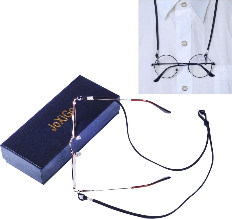 JoXiGo 4 Pack Reading Glasses for Women Men Retro Round Metal Frame - Image 5