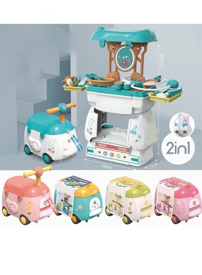 مجموعة أدوات مائدة محاكاة لعبة المطبخ للأطفال الصغار، ألعاب لعب الأدوار، مجموعة ملعقة وشوكة طعام كرتونية مع وظيفة تخزين، مناسبة للعب الأدوار للأولاد والبنات فوق 3 سنوات، ألعاب داخلية وخارجية، هدايا العطلات. - Image 5