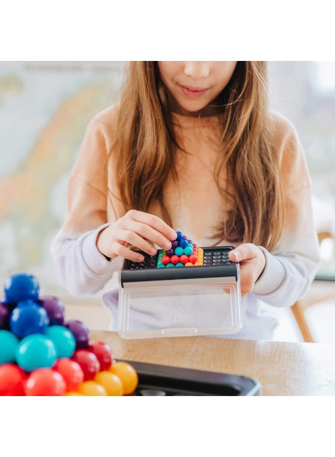 Y&D 12 Colors Intelligence Game Magic Beads Children's Logic Training DIY Educational Toys Boost Logic and Problem Solving Skills Level Up with 120 2D and 3D Challenges from Easy to Expert Great for Ages 6 - Adult A Fun Travel Game in a Portable Case - Image 3