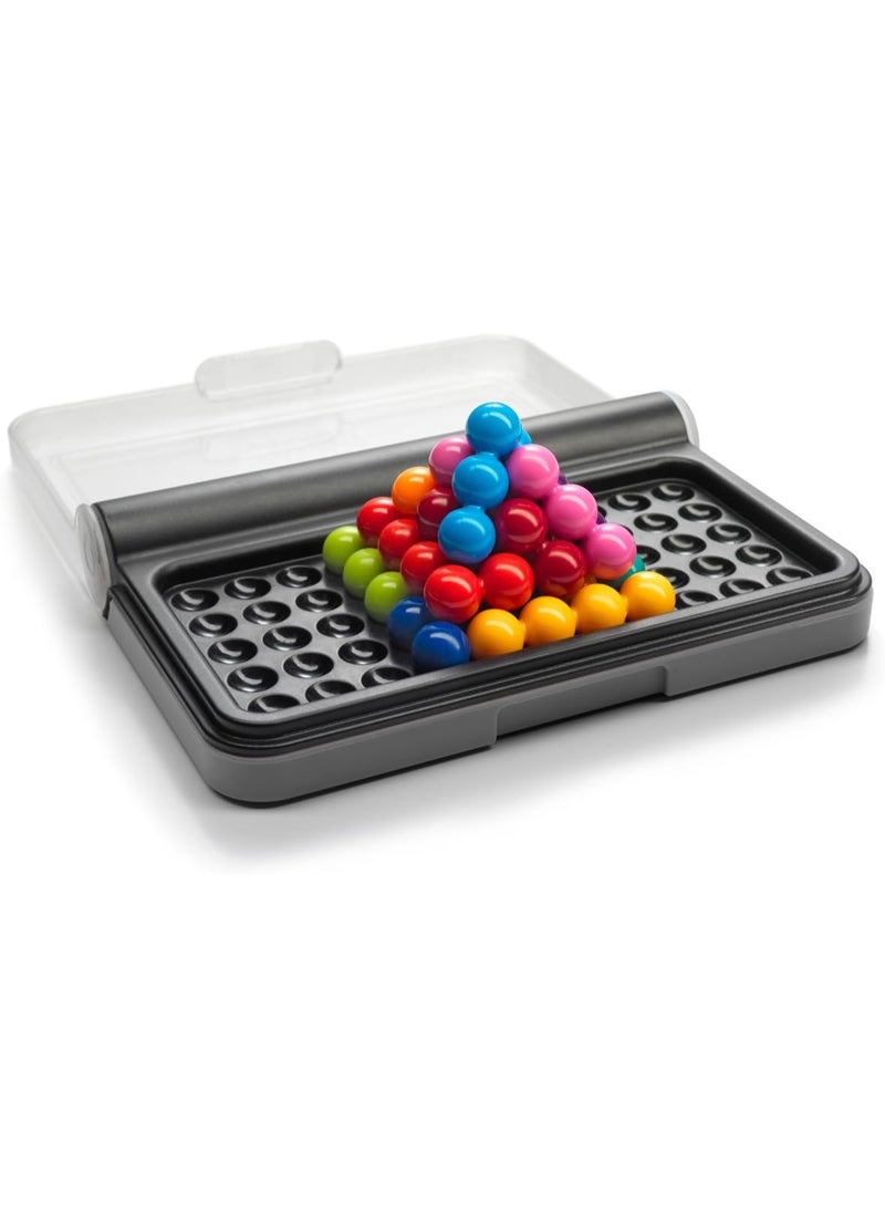 Y&D 12 Colors Intelligence Game Magic Beads Children's Logic Training DIY Educational Toys Boost Logic and Problem Solving Skills Level Up with 120 2D and 3D Challenges from Easy to Expert Great for Ages 6 - Adult A Fun Travel Game in a Portable Case - Image 4