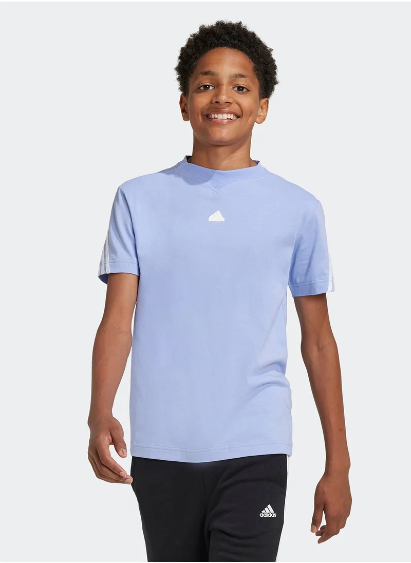 Adidas Youth Future Icon 3 Stripes T-Shirt