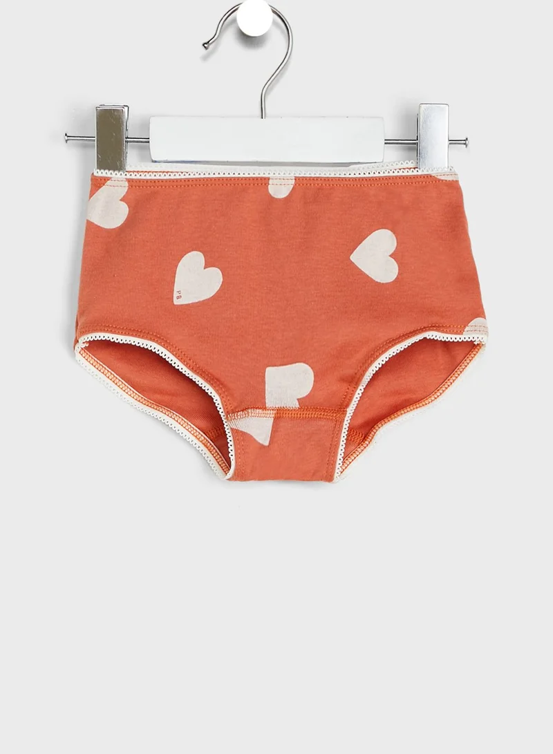 Petit Bateau Youth 3 Pack Printed Briefs