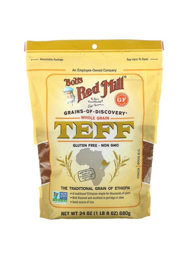 Bob's Red Mill, Teff, Whole Grain, 24 oz (680 g)