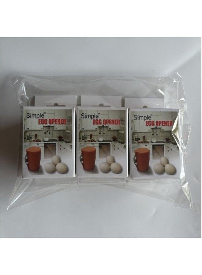 Portable Quick Eggshell Remover Separator Kitchen Tools Egg Cracker Shell Opener Fast Cracking Tool Home Supplies-Color:Egg  - Image 1