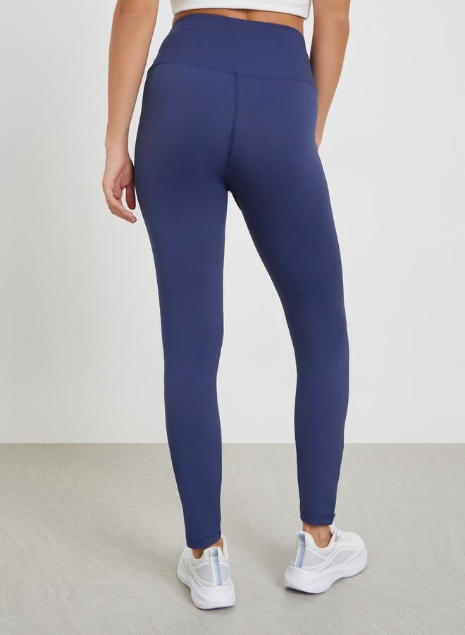 Styli Active Broad Waist Dual Stitch Line Leggings - Image 1