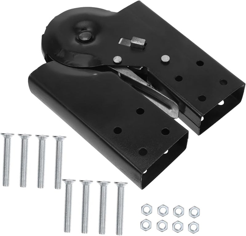 Attic Ladder Hinge Replacement Kit with Thickened Buckle for Secure Durable Accessory - Image 2
