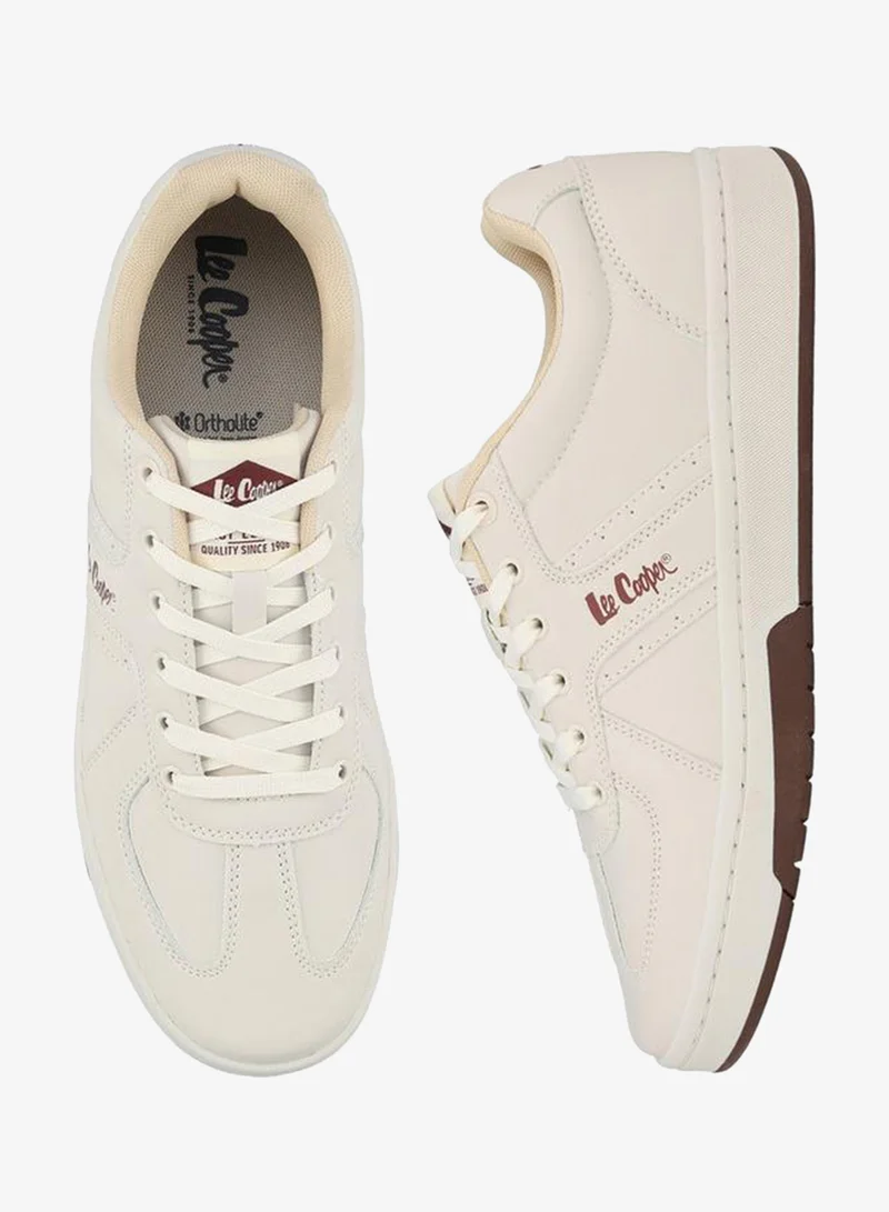 Lee Cooper Men Logo Lace-Up Sneakers