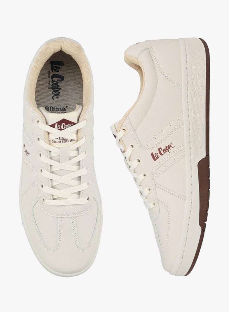 Lee Cooper Men Logo Lace-Up Sneakers - Image 1