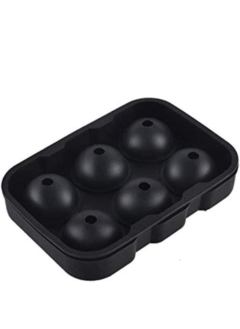 Cool Baby - 6 Hole Ice Cube Ball Drinking Wine Tray Brick Round Maker Mold - Image 1