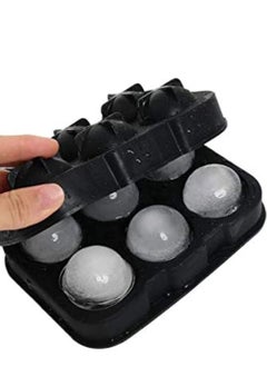 Cool Baby 6 Hole Ice Cube Ball Drinking Wine Tray Brick Round Maker Mold  - Image 2