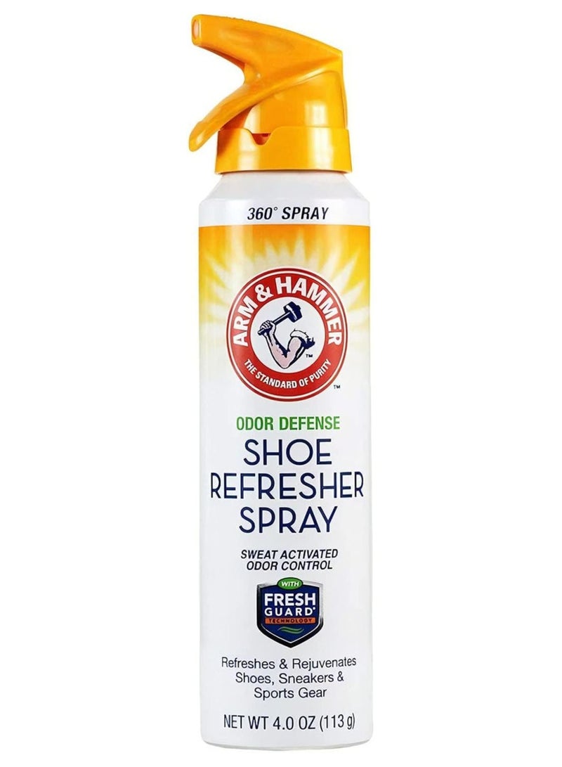 Arm & Hammer Shoe Refresher Spray, Odor Defense Refreshes Shoes, Sneakers And Sport Gear - 113g - Image 1