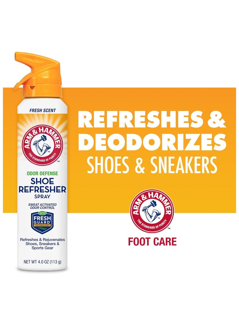 Arm & Hammer Shoe Refresher Spray, Odor Defense Refreshes Shoes, Sneakers And Sport Gear - 113g - Image 2