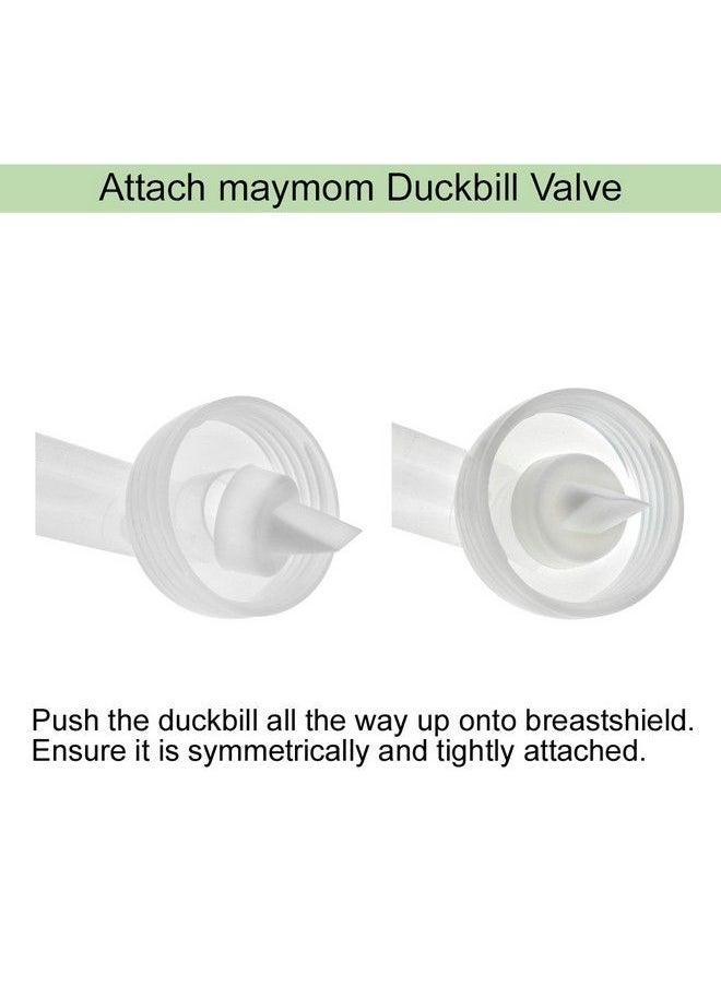 Maymom 6 Count Duckbill Valves For Spectra S1 Spectra S2 Spectra 9 Plus. Not Original Spectra Pump Parts Replace Spectra Duckbill Valve Not Original Spectra S2 Accessories Work W Spectra (White)  - Image 5