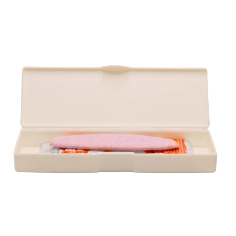 CrushProof Rice Rusk Baby Teether Cookie Holder Diaper Bag Essential White - Image 1