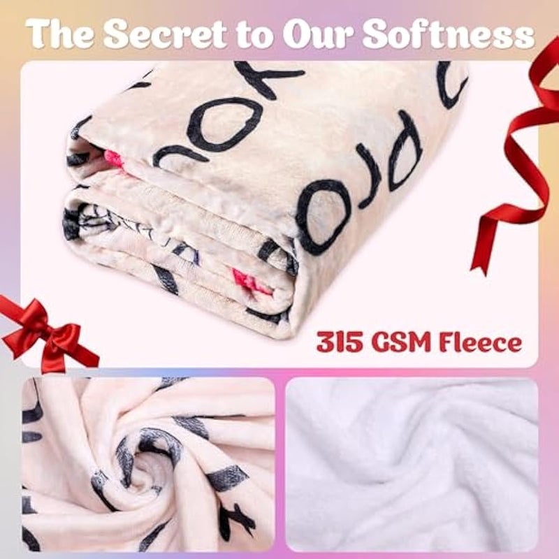 Loquat Birthday Gift for Wife from Husband - Throw Blanket for Bedding, Sofa and Travel (140X180cm) - Image 5