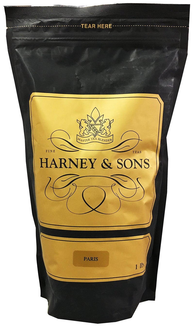 Harney & Sons Paris Tea | 16oz Bag Loose Black Tea with Bergamot, Vanilla and Caramel Flavors - Image 1