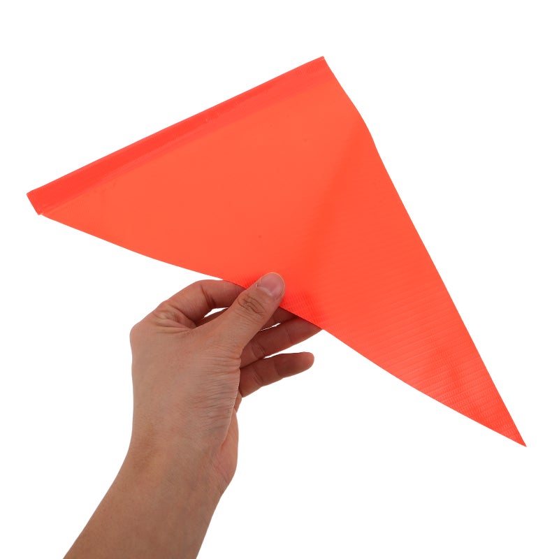 8pcs Kids Bike Safety Flag: High Visibility Flags For Children Outdoor Cycling For , Wheelchairs - Kids' Accessories Compatible With 6mm Pole Red - Image 3