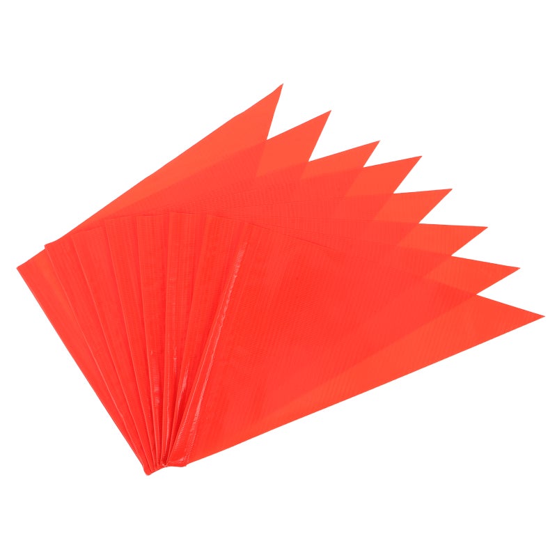 8pcs Kids Bike Safety Flag: High Visibility Flags For Children Outdoor Cycling For , Wheelchairs - Kids' Accessories Compatible With 6mm Pole Red - Image 5