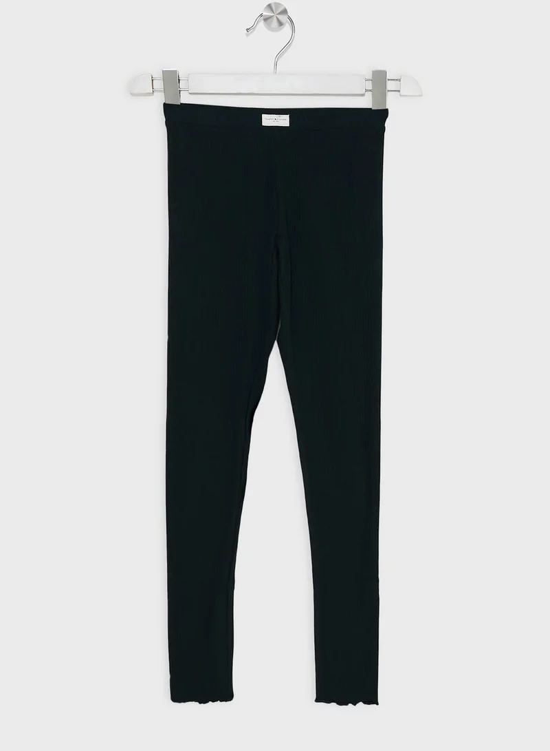 TOMMY HILFIGER Long Sleeves Leggings Pj Set