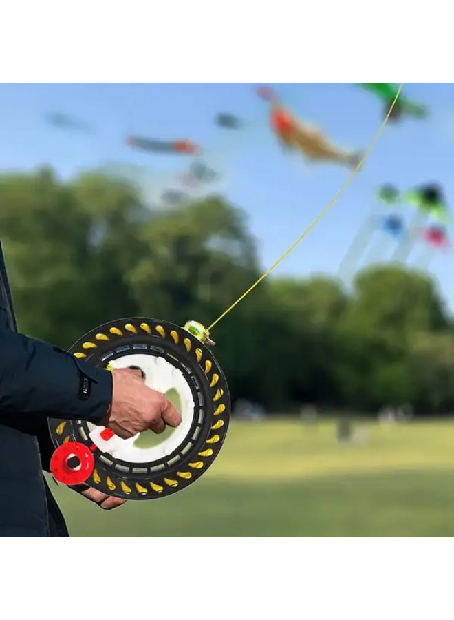 Black Kite Reel 7 87in Handheld Winder with High Strength Cable for Outdoor Flight - Image 3