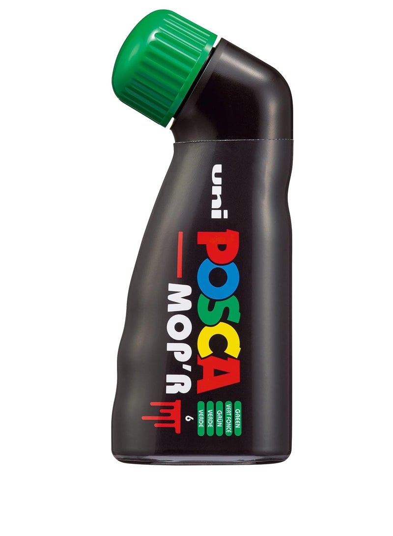 POSCA علامة الطلاء الدائمة متعددة الأسطح بوسكا MOP’R PCM-22، طرف دائري XXL 3-19 مم، علبة من 4 باللون الأخضر - Image 1