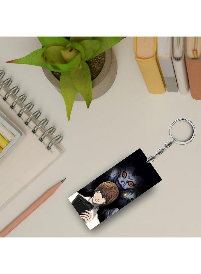 Replix حافظة مفاتيح أنمي مطبوعة من ريبليكس بريميوم (عبوة من 4) | حافظة مفاتيح أكريليك من ديث نوت - Image 2