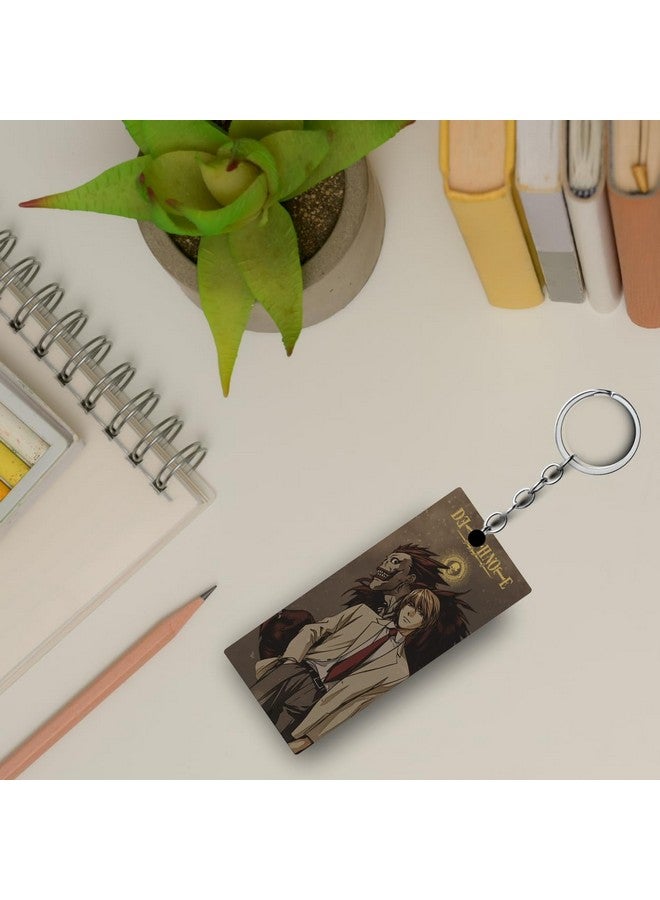 Replix حافظة مفاتيح أنمي مطبوعة من ريبليكس بريميوم (عبوة من 4) | حافظة مفاتيح أكريليك من ديث نوت - Image 4