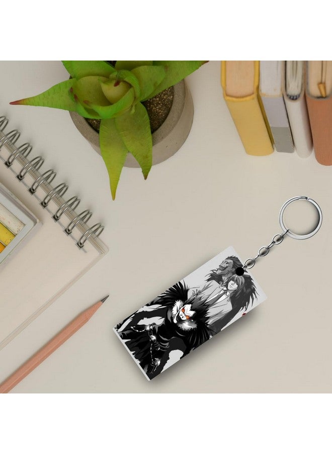 Replix حافظة مفاتيح أنمي مطبوعة من ريبليكس بريميوم (عبوة من 4) | حافظة مفاتيح أكريليك من ديث نوت - Image 5