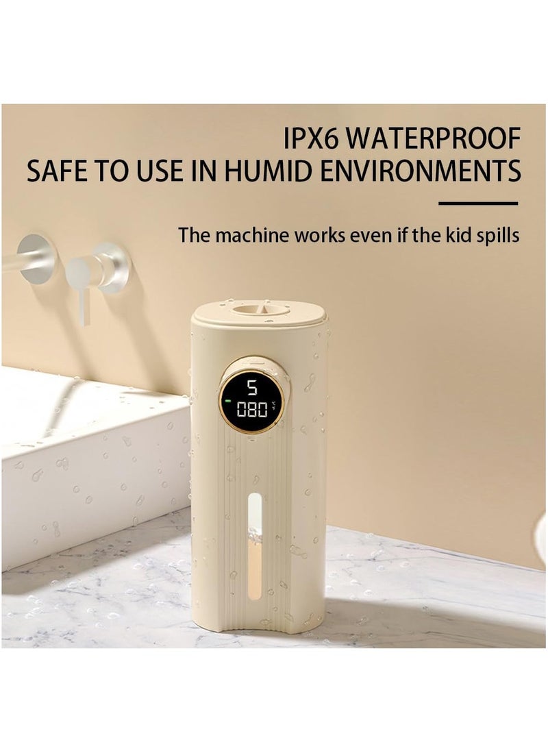 Arabest - Automatic Hand Soap Dispenser, 350 ML Automatic Rechargeable Non-Touch Foam Soap Dispenser, Smart Electric 5 Levels of Adjustable Foam Amount for Bathroom, Kitchen - Image 1