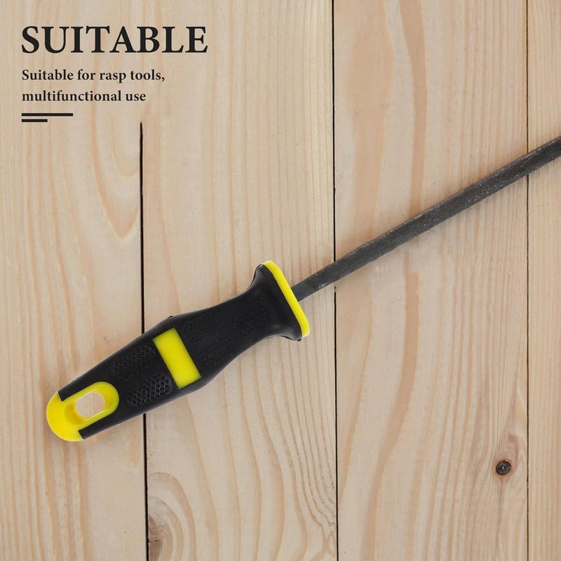 2pcs Plastic File Handle Set Non-Slip Ergonomic Replacement File Grip for Hand and Rasps Sturdy Hardware Tool Handles for Woodworking and Cutting Tasks - Image 4