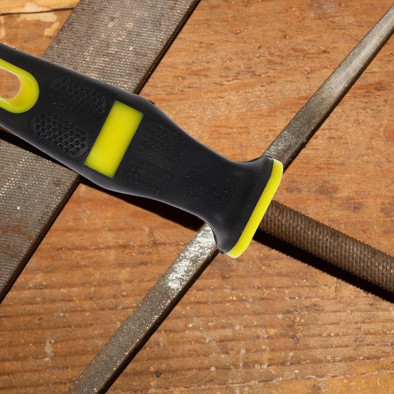 2pcs Plastic File Handle Set Non-Slip Ergonomic Replacement File Grip for Hand and Rasps Sturdy Hardware Tool Handles for Woodworking and Cutting Tasks - Image 3