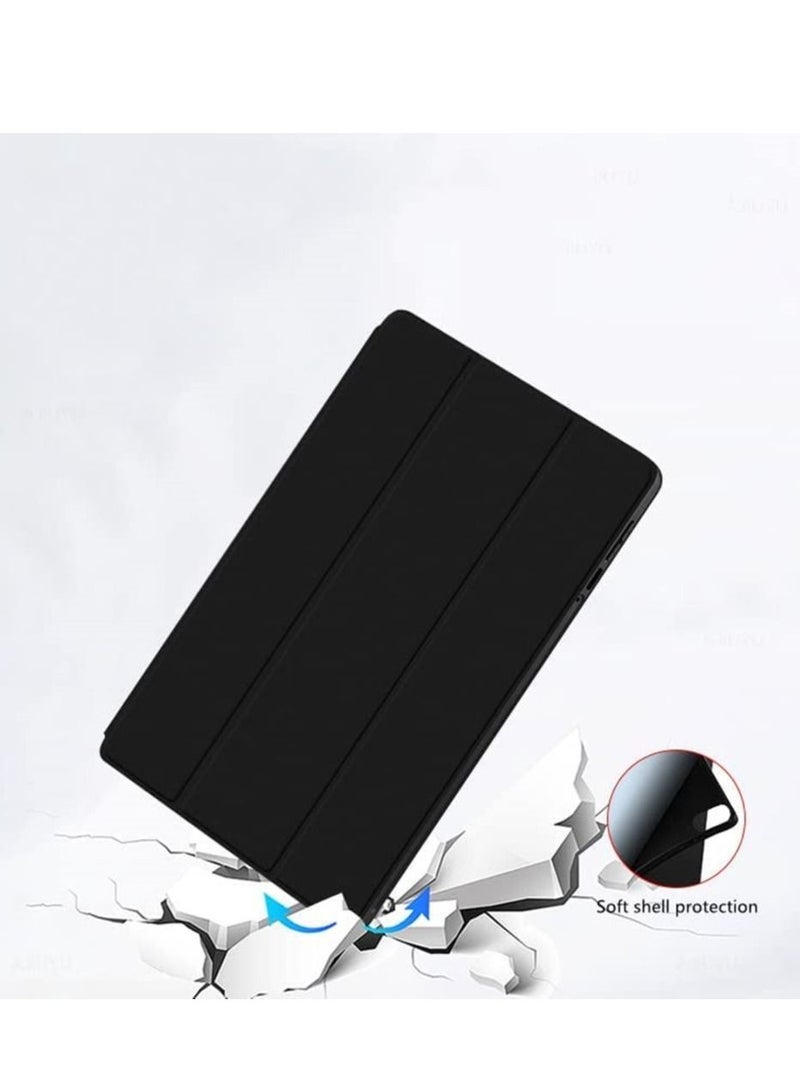 Compatible with Case for Matepad SE 10.4 Inch 2023 Tablet Ultra Slim Lightweight TPU Leather Cover Case with Stand Tablet Case Shockproof Rugged Armoured Case (Black) - Image 5