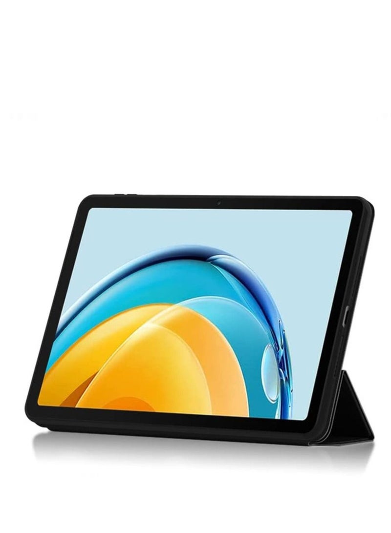 Compatible with Case for Matepad SE 10.4 Inch 2023 Tablet Ultra Slim Lightweight TPU Leather Cover Case with Stand Tablet Case Shockproof Rugged Armoured Case (Black) - Image 4