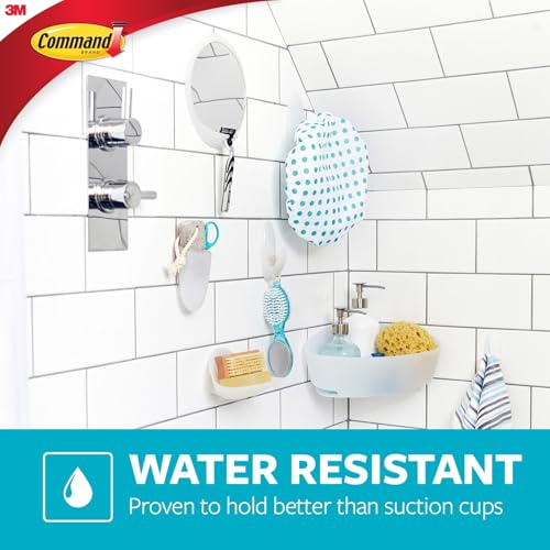 Command Hand Towel Bar Matte Black with Water Resistant Command Strips, Bathroom Décor, 9 in Bar Length Holds up to 3 lbs, Size: 30 cm L x 4.7 cm W x 7.7 cm H / 3.07 in (H) x 11.75 in (L) - Image 5