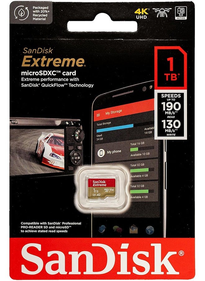 Generic - Memory card 1GB/ up to 190 read speed/waterproof, temperature resistant, drop resistant/yellow red - Image 1